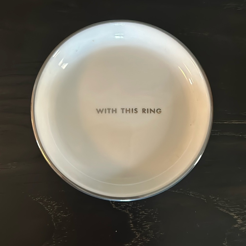 Kate Spade Lenox ring dish.